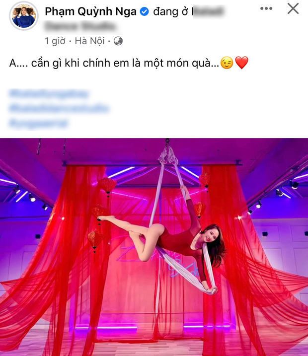 Quỳnh Nga lại diện đồ sexy trổ tài đu dây 'thượng thừa' khiến Việt Anh muốn làm ngay điều này - Ảnh 1