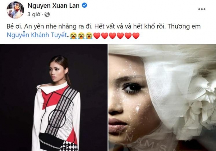 Người mẫu Nguyễn Thị Tuyết qua đời vì tai nạn, Xuân Lan và nhiều sao Việt bàng hoàng, xót xa - Ảnh 2