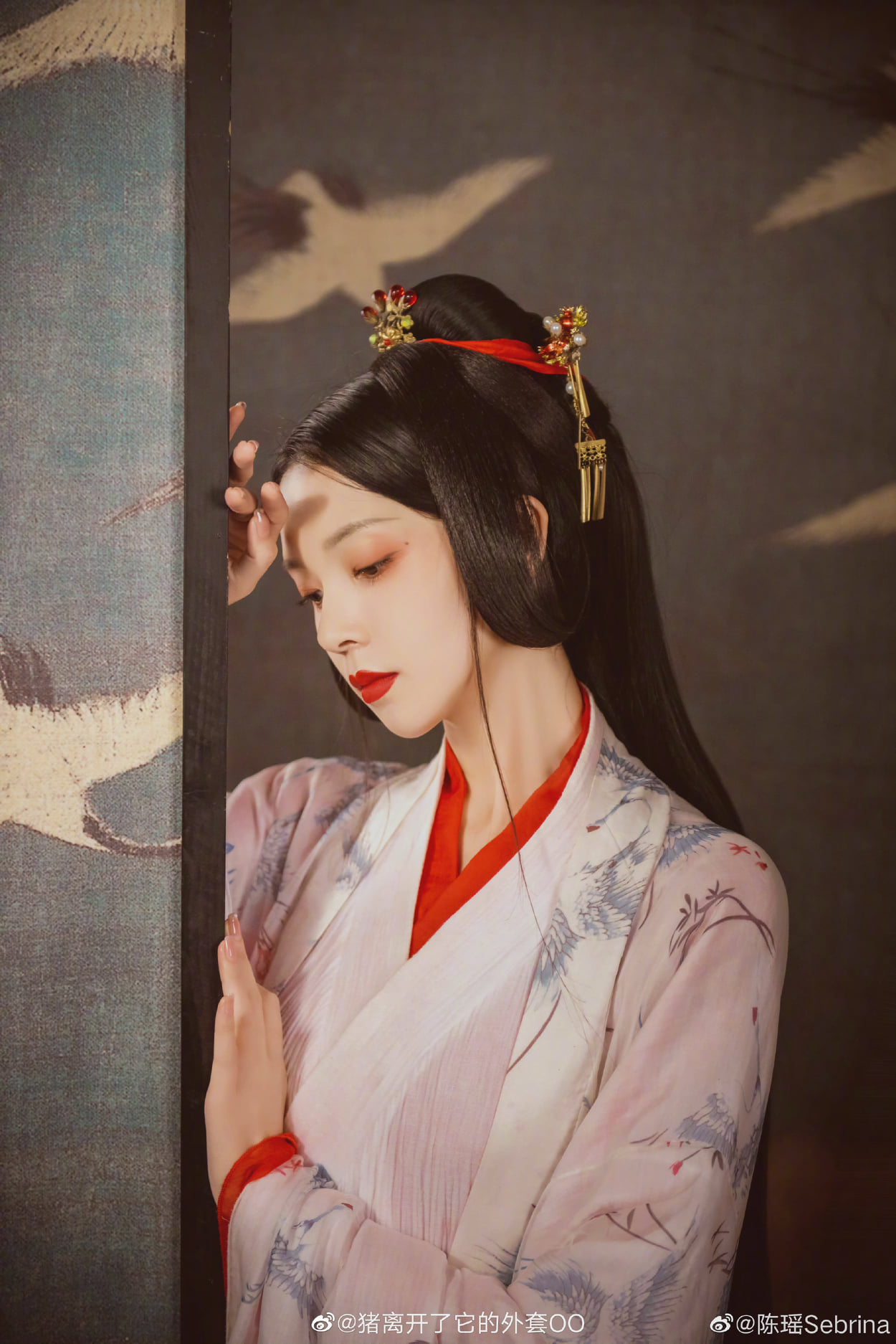 Nữ phụ đam mỹ 'Hạo Y Hành' Trần Dao tung bộ ảnh Hán phục đẹp như tranh vẽ - Ảnh 6