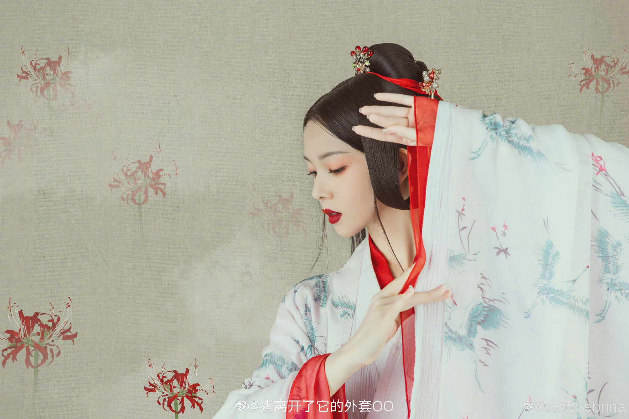 Nữ phụ đam mỹ 'Hạo Y Hành' Trần Dao tung bộ ảnh Hán phục đẹp như tranh vẽ - Ảnh 5