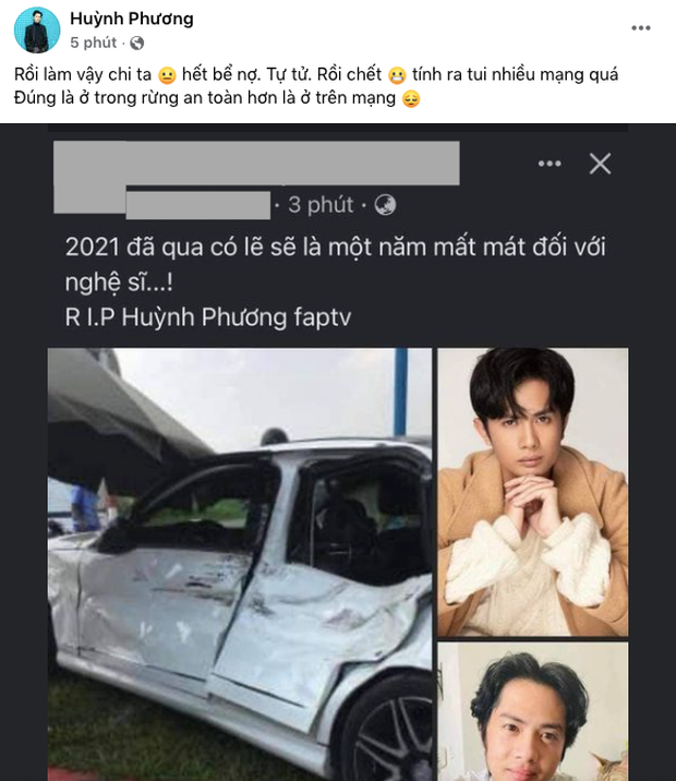 Huỳnh Phương (FAPTV) đăng đàn bức xúc khi bị đồn tai nạn qua đời, chỉ trích kẻ tung tin sai sự thật để câu like - Ảnh 2