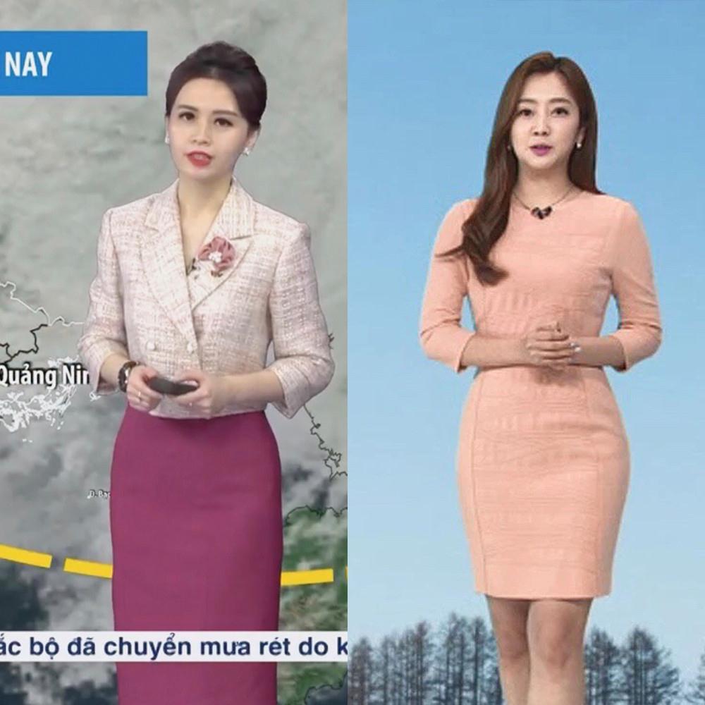 Mc thời tiết VTV lên sóng xinh đẹp không kém gì Mc Hàn Quốc - Ảnh 3