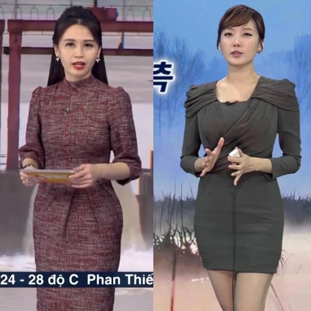 Mc thời tiết VTV lên sóng xinh đẹp không kém gì Mc Hàn Quốc - Ảnh 4