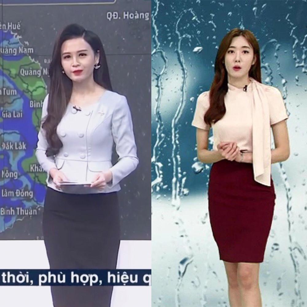 Mc thời tiết VTV lên sóng xinh đẹp không kém gì Mc Hàn Quốc - Ảnh 5