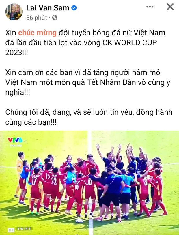 Trước chiến tích vẻ vang của đội tuyển nữ Việt Nam, Lan Ngọc, MC Lại Văn Sâm và loạt sao Việt hào hứng làm ngay điều này - Ảnh 6