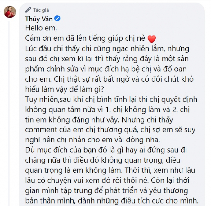Thực hư chuyện Thúy Vân 'chối bỏ' danh hiệu Á hậu 2 Hoàn vũ Việt Nam, còn tỏ thái độ 'bằng mặt không bằng lòng' với đàn em? - Ảnh 4