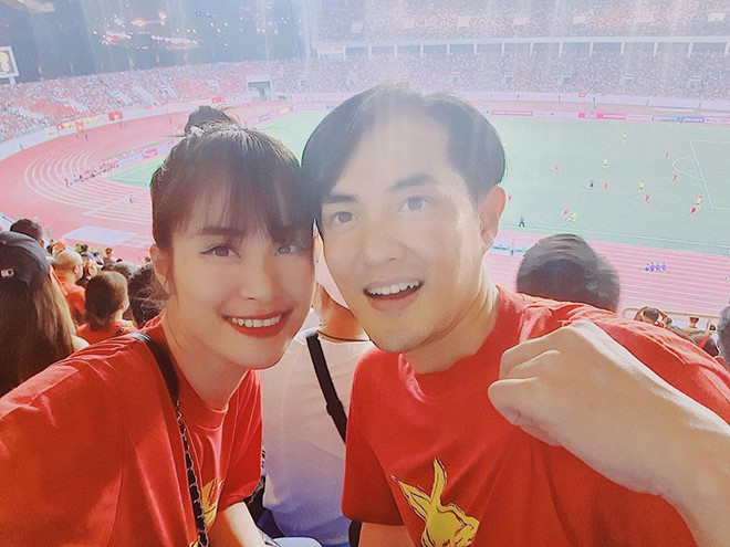 Bảo Anh và dàn sao Việt phấn khích trước bàn thắng của Quang Hải - Ảnh 2