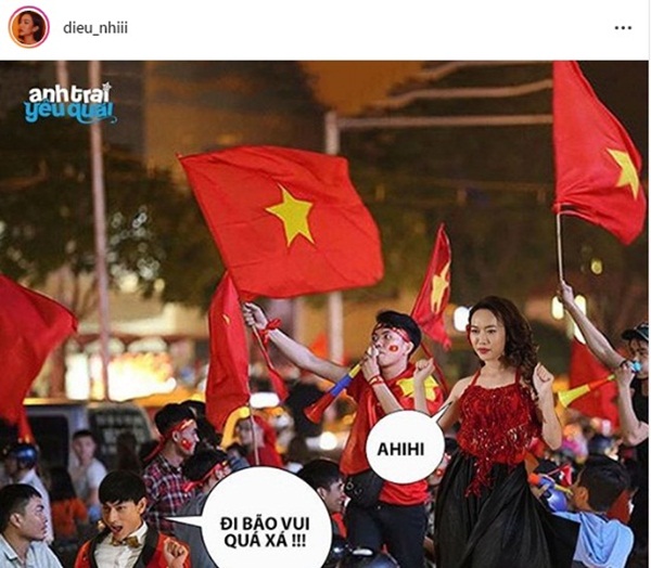 Cách ăn mừng có 1-0-2 của sao Việt sau khi U22 giành huy chương vàng SEA Games 30 - Ảnh 1