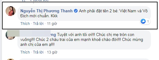Vợ đi đẻ ngày U22 Việt Nam giành HCV SEA Games, MC Thành Trung 'quẩy' tại bệnh viện, sao Việt đua nhau đặt tên cho em bé - Ảnh 6