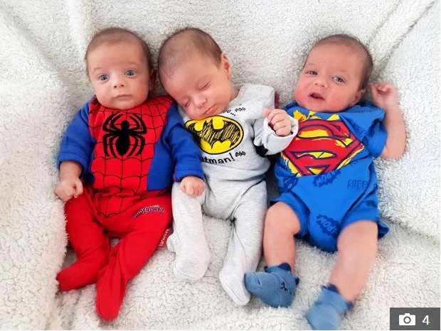 Từng bị kết luận vô sinh, cặp vợ chồng bất ngờ sinh 3 em bé giống hệt nhau - Ảnh 4