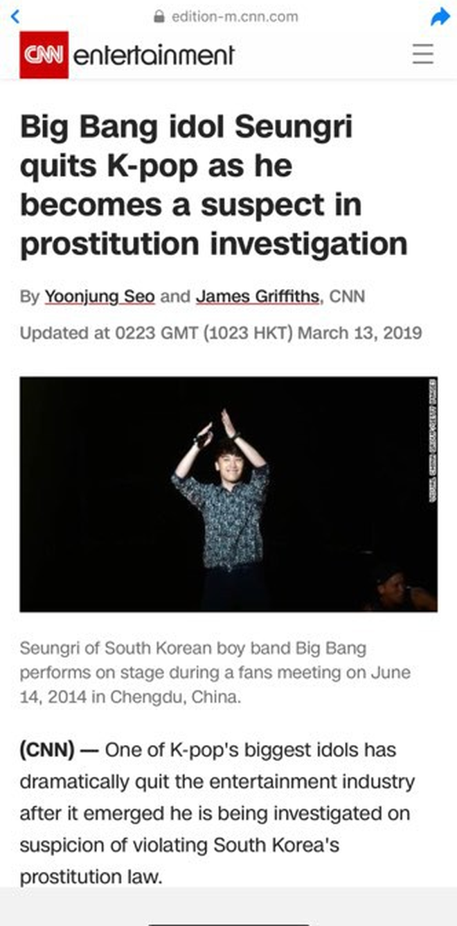 Không chỉ châu Á, New York Times, CNN và truyền thông quốc tế 'đứng ngồi không yên' vì scandal rúng động của Seungri - Ảnh 2