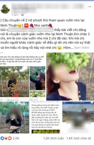 Hai cô gái phượt thủ từng đi Sài Gòn - Hà Nội trong vòng 40 tiếng lại gây tranh cãi khi tố chủ vườn nho chặt chém? - Ảnh 3