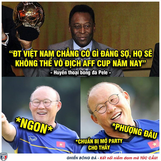 Loạt ảnh chế hài hước thể hiện niềm tin tuyệt đối vào chiến thắng của đội tuyển Việt Nam tại chung kết AFF Cup 2018 - Ảnh 3