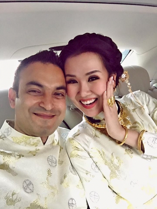 Võ Hạ Trâm gửi lời ngọt ngào đến chồng doanh nhân Ấn Độ sau đám cưới - Ảnh 2