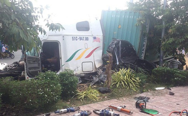 Vụ tai nạn kinh hoàng khiến 5 người tử vong ở Tây Ninh: Lời khai của tài xế container - Ảnh 1