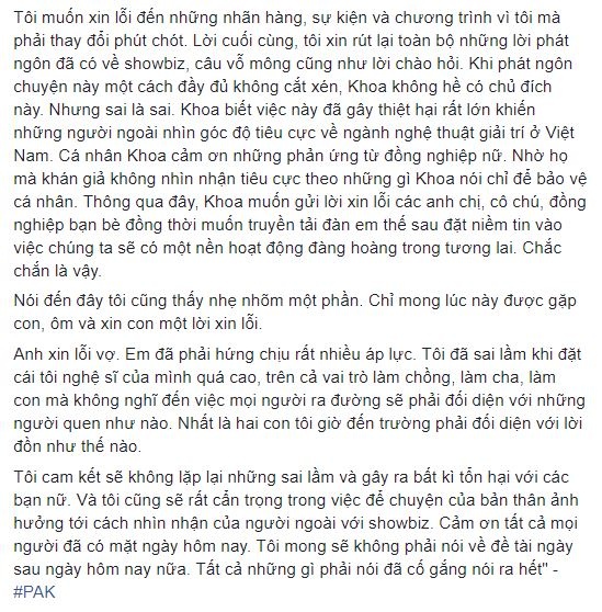 Loạt sao Việt lên tiếng động viên Phạm Anh Khoa, bất ngờ nhất là câu nói của Tăng Thanh Hà - Ảnh 8