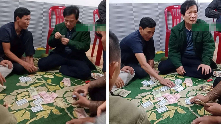 Chủ tịch xã ở Hà Tĩnh tham gia đánh bạc bị phạt 2 triệu đồng - Ảnh 1