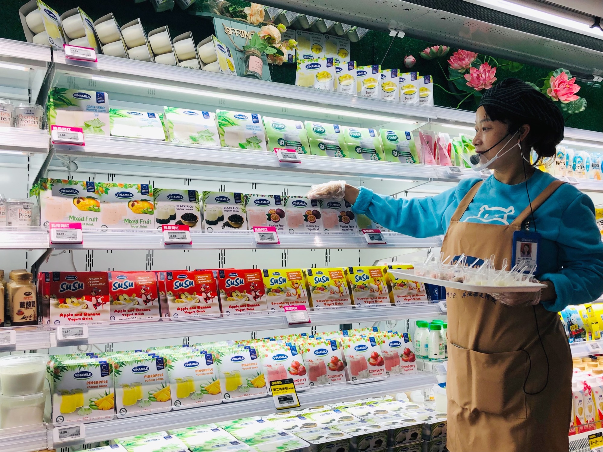 Sữa chua Vinamilk đã có mặt tại siêu thị thông minh Hema của Alibaba tại Trung Quốc - Ảnh 2