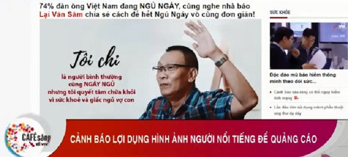 MC Phan Anh bức xúc khi nhà báo Lại Văn Sâm bị lợi dụng hình ảnh để quảng cáo lừa đảo - Ảnh 1