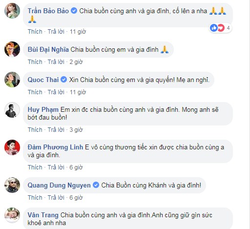 Sao Việt thương tiếc khi nghe tin mẹ Huy Khánh đột ngột qua đời - Ảnh 6