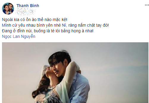 Đăng dòng trạng thái trên Facebook, Thanh Bình vô tình hé lộ sự thật cuộc sống hôn nhân với Ngọc Lan - Ảnh 1