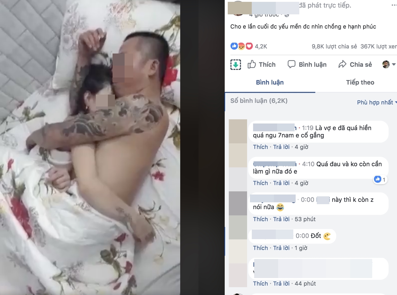 Tiết lộ sốc về người chồng 'mây mưa' với bồ nhí để vợ uất ức livestream lên Facebook - Ảnh 1