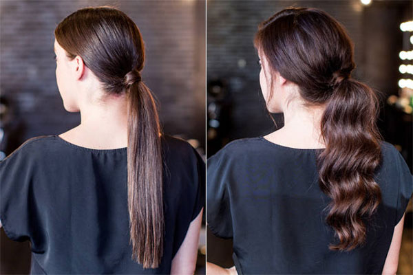 Cách buộc tóc đuôi ngựa thấp kiểu Hàn Quốc đơn giản mà đẹp - Ảnh 2