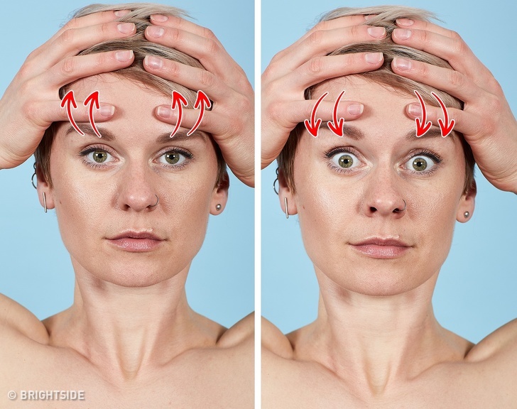 7 bài tập cho khuôn mặt làm nếp nhăn biến mất, làn da căng mịn giúp phụ nữ trẻ ra cả chục tuổi - Ảnh 1