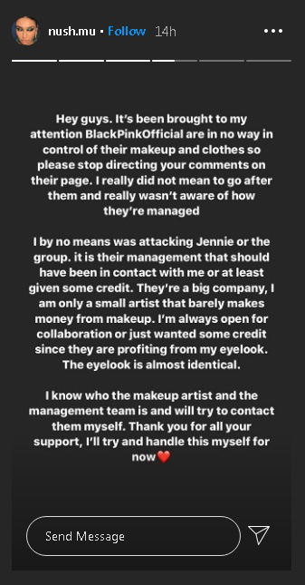 Black Pink vừa rục rịch comeback đã gặp giông tố: Chuyên gia makeup cho Jennie bị tố ăn cắp ý tưởng - Ảnh 5