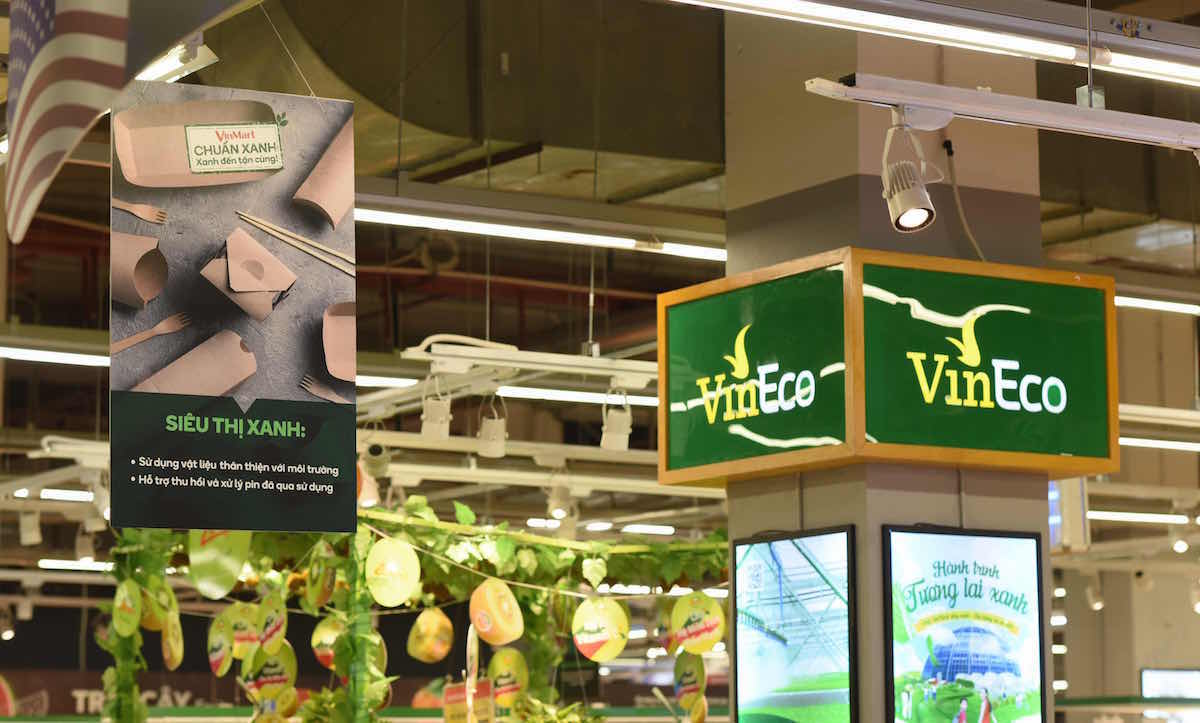 Chuỗi bán lẻ Việt tự tạo “siêu thị xanh” thay lời nhắn “bảo vệ môi trường” - Ảnh 1