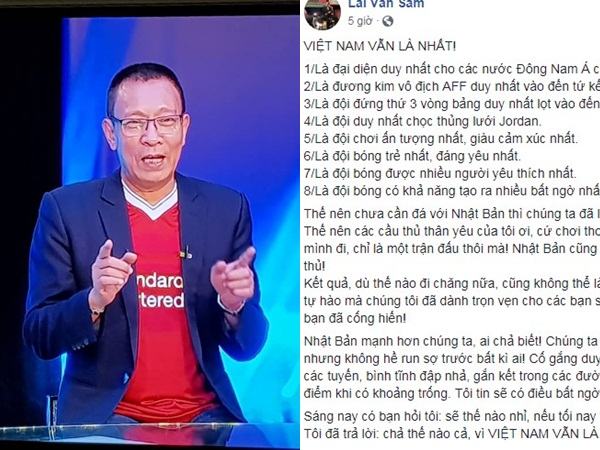 MC Lại Văn Sâm nhận định 'Việt Nam vẫn là nhất' khi làm nên 8 điều đặc biệt này dù chưa đấu với Nhật - Ảnh 1