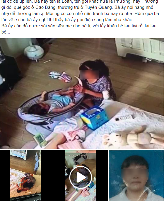 Mở camera theo dõi ra xem, người mẹ sốc khi thấy cảnh con 6 tháng tuổi bị giúp việc dùng đồ chơi đánh vào mặt, uống trộm sữa - Ảnh 1