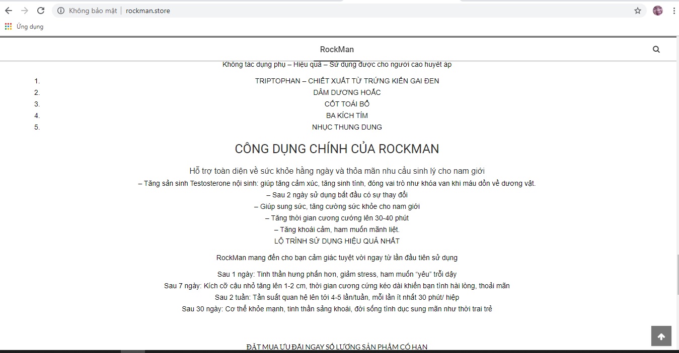 Bị “bêu tên”, viên sủi Rockman vẫn rầm rộ quảng cáo công dụng trên 'chợ mạng' - Ảnh 2