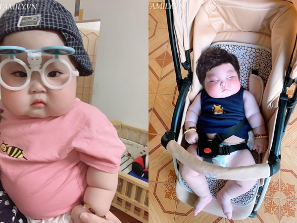 Nhìn đôi má bánh bao của 'cậu bé Bút Chì' phiên bản đời thực, chẳng ai ngờ bé từng sinh non đến 1 tháng - Ảnh 6