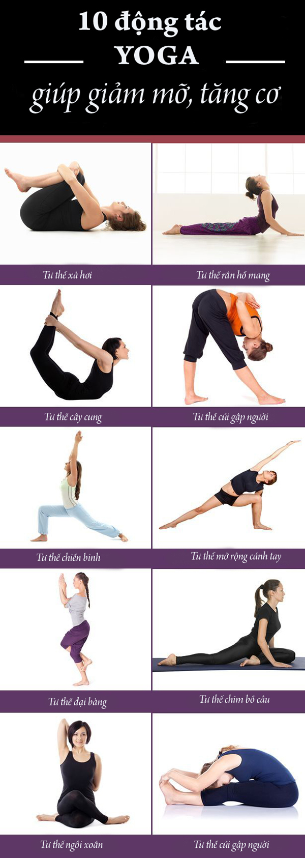 10 động tác yoga giúp giảm mỡ, tăng cơ cho người mới bắt đầu - Ảnh 1