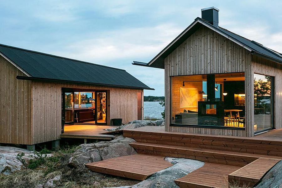 Ngôi nhà nhỏ xíu kiểu cabin mang phong cách Scandinavia đẹp đến nao lòng - Ảnh 1