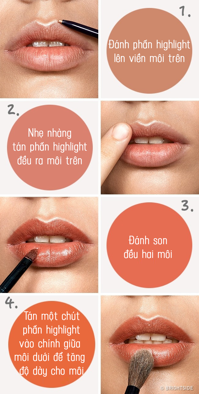 6 cách trang điểm hô biến đôi môi trông căng mọng hơn mà không cần phải tiêm filler - Ảnh 5