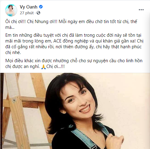 Dàn sao Việt bàng hoàng, tiếc thương trước tin nữ ca sĩ Phi Nhung qua đời - Ảnh 4
