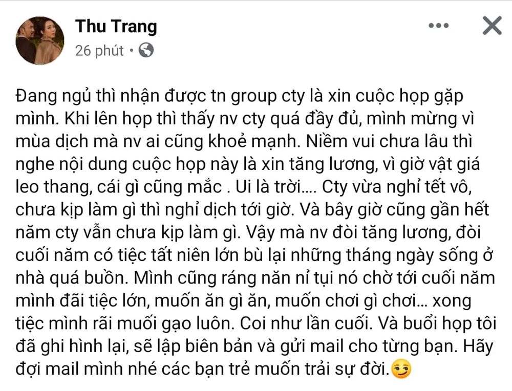 Loạt nhân viên đòi đình công và tăng lương, Thu Trang có cách 'cảnh cáo' khiến ai cũng giật mình - Ảnh 2
