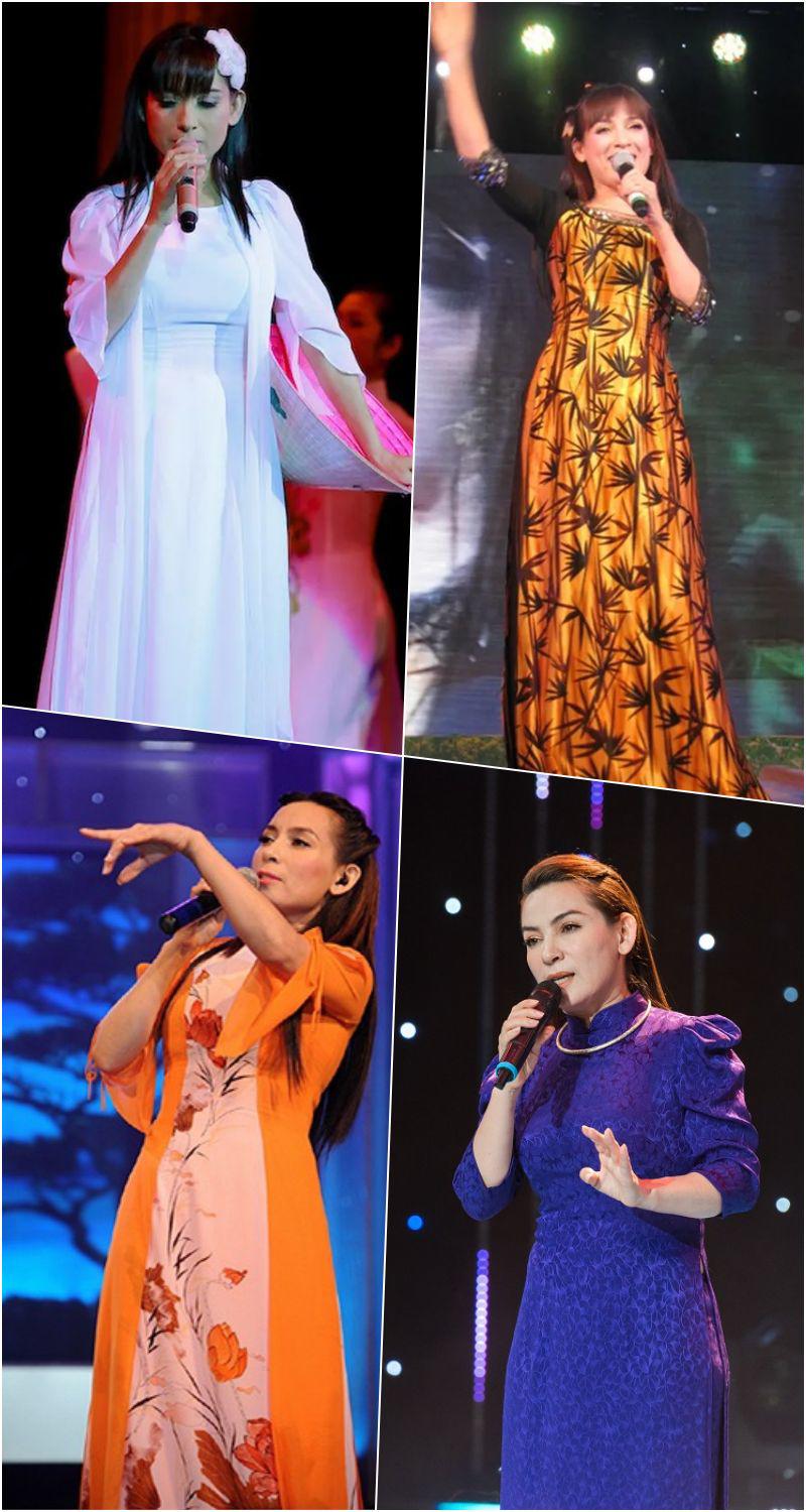 Sự nghiệp của cố nghệ sĩ Phi Nhung gắn liền với tà áo dài truyền thống, bộ đầu tiên có liên quan đến NS Hoài Linh - Ảnh 4