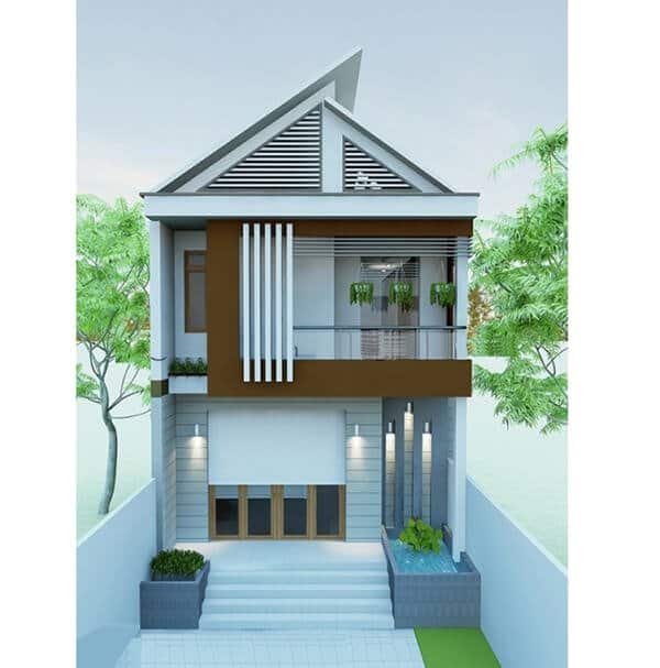 Thiết kế mái Thái giúp căn nhà trông cao hơn