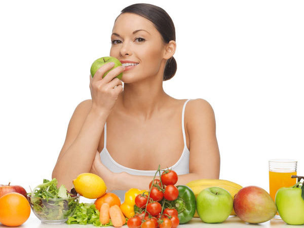 Ăn nhiều rau xanh và hoa quả sẽ không lo bị tăng cân 