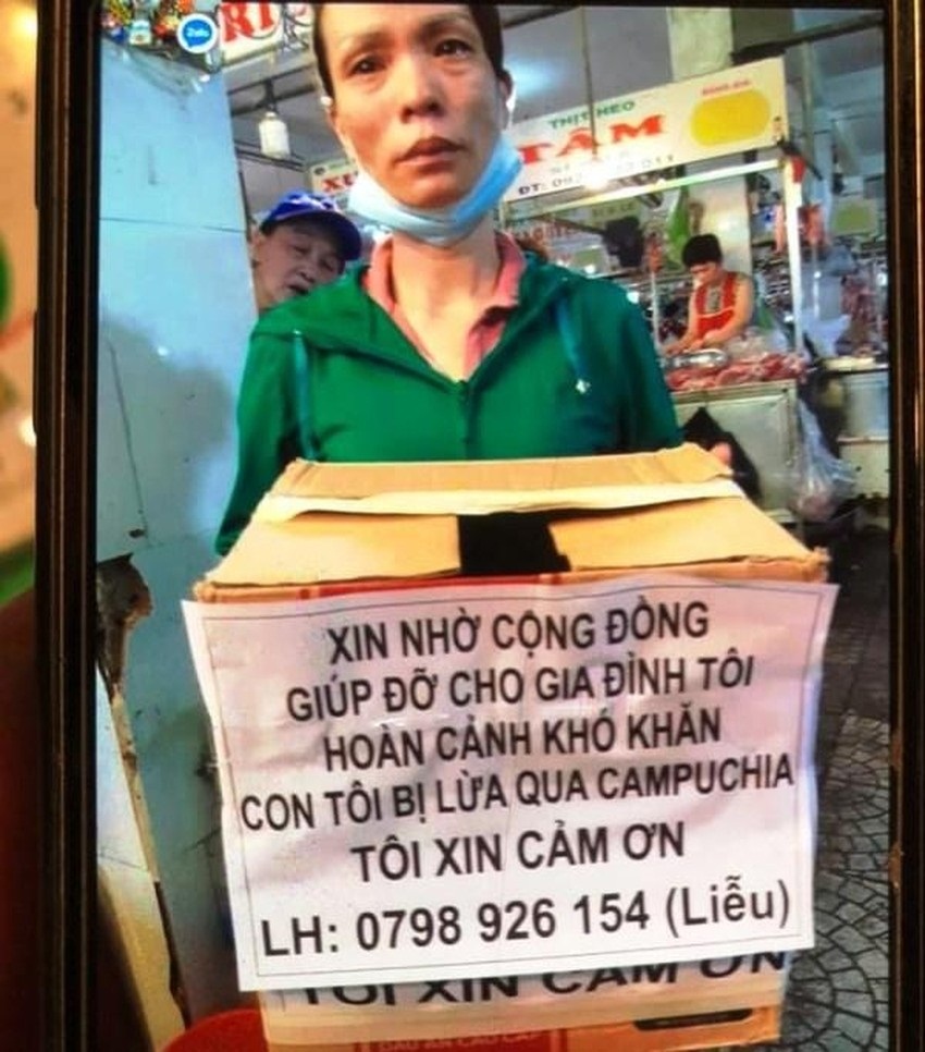 Người phụ nữ cực khổ chạy vạy khắp nơi xin tiền cứu con bị lừa sang Campuchia đã chuộc được con về - Ảnh 1