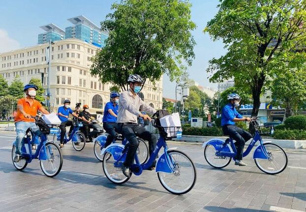 Từ 20/1, người dân Hà Nội sẽ được thuê xe đạp công cộng, 5.000 đồng/30 phút - Ảnh 1