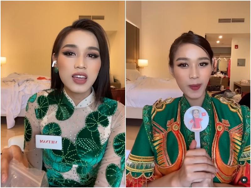 Hoa hậu Đỗ Thị Hà bị nhắc nhở vì để phòng bừa bộn nhưng vẫn thản nhiên livestream ở Miss World - Ảnh 2