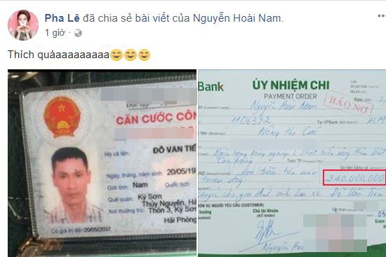 Hay tin anh Nguyễn Hoài Nam đã chuyển 240 triệu cho tài xế bẻ lái cứu mạng, loạt sao Việt lập tức lên tiếng - Ảnh 3