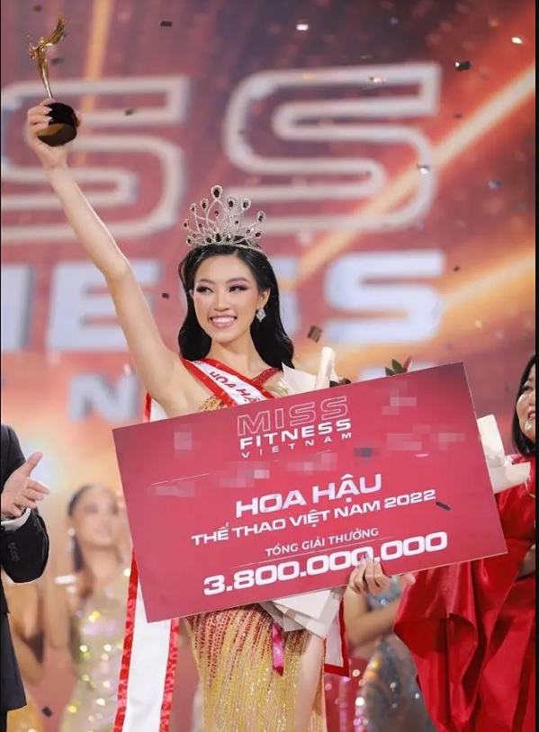 Hoa hậu Thể thao Việt Nam phủ nhận sử dụng bóng cười - Ảnh 1