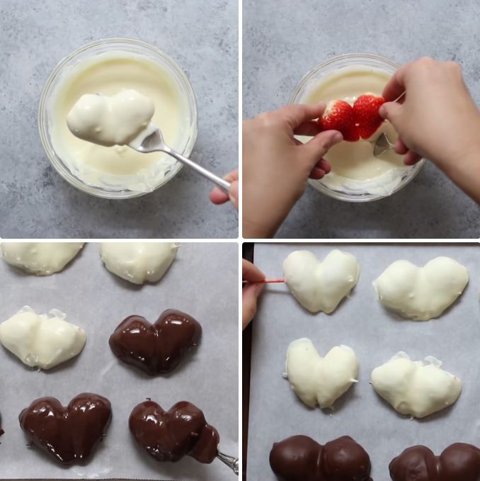 Cách làm socola hình trái tim chuẩn đẹp xinh, ngọt thơm hấp dẫn cho ngày lễ Valentine! - Ảnh 5