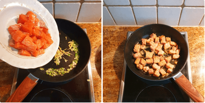Cách nấu cháo cá hồi khoai lang thơm ngon, dinh dưỡng và siêu đơn giản tại nhà! - Ảnh 6