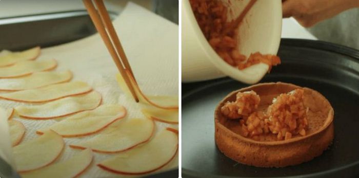 Cách làm món tart táo hoa hồng nghìn cánh siêu xinh , không cần lò nướng tại nhà ! - Ảnh 3
